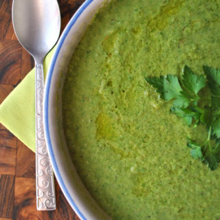 vegan green garden soup