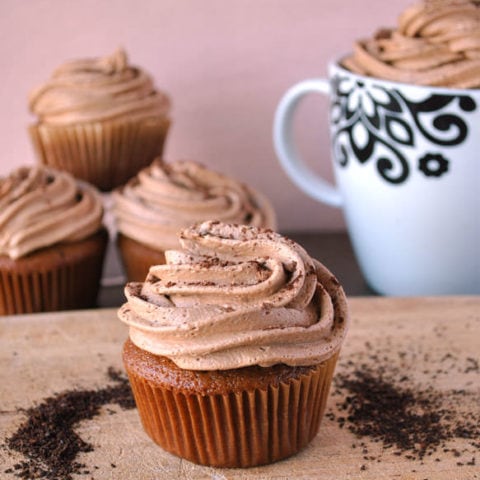 Coffee Cupcakes With Mocha Buttercream Frosting A Cookie Named Desire