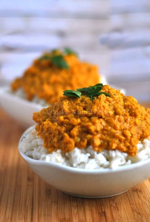 red lentil curry