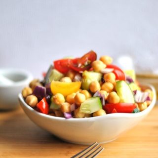 simple chickpea salad recipe