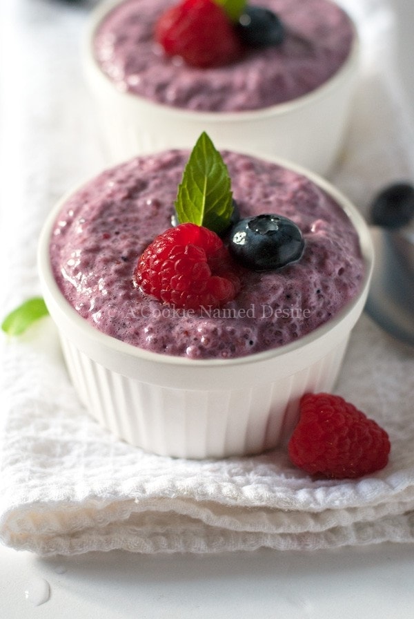 #Vegan Summer Berry Pudding | @cookiedesire
