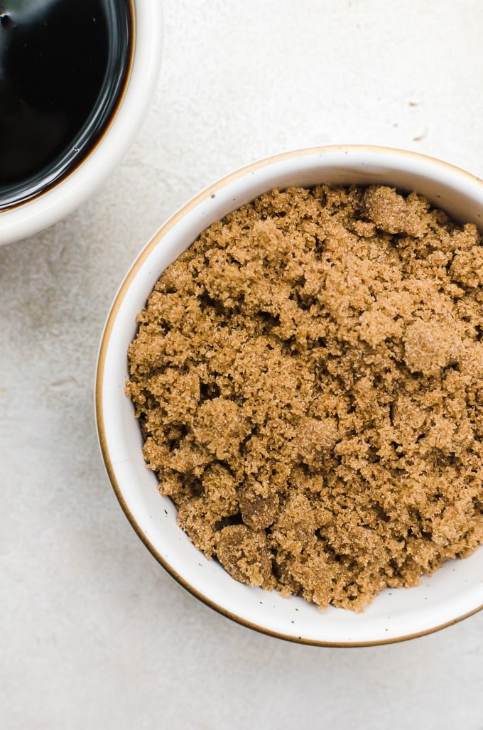 close up of homemade brown sugar