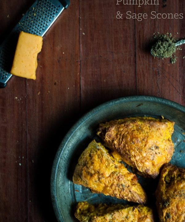 Cheddar pumpkin sage scones - what a deliciously awesome way to enjoy my favorite fall flavors.