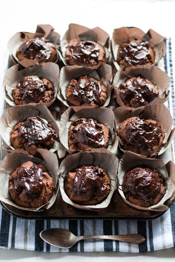Chocolate chai gluten free muffins that will rock your world. 