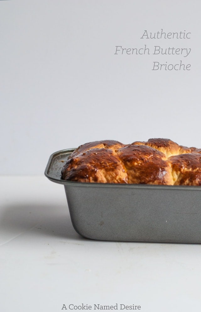 Rich, buttery authentic French brioche loaf