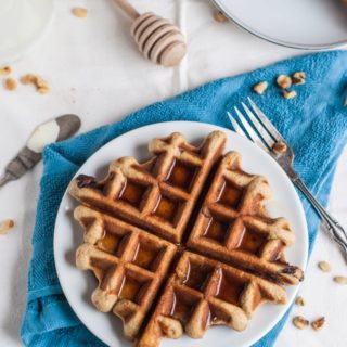 Banana bread waffles recipe