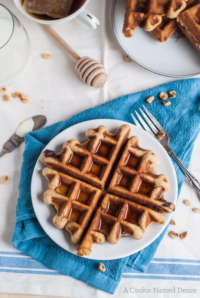 Banana bread waffles recipe