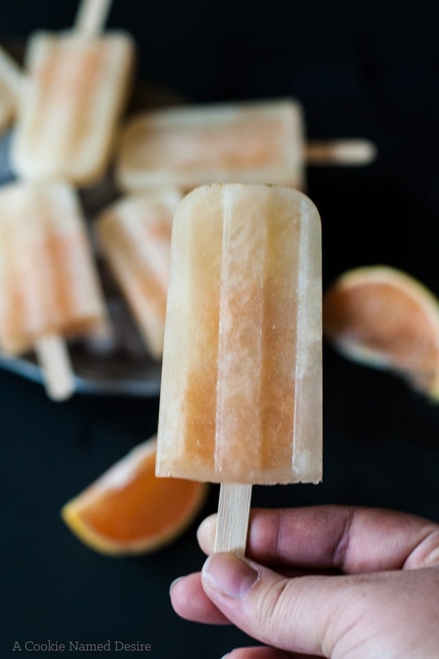 chili and rosemary grapefruit popsicles