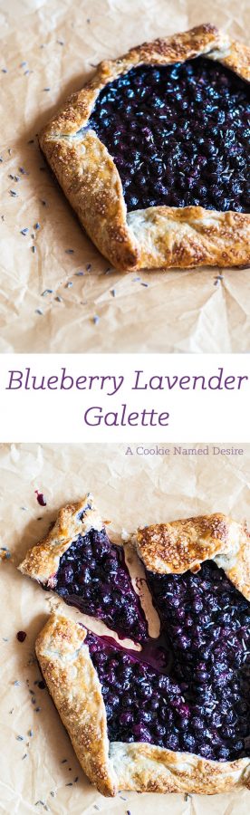 A delicious blueberry lavender galette to bring in Spring
