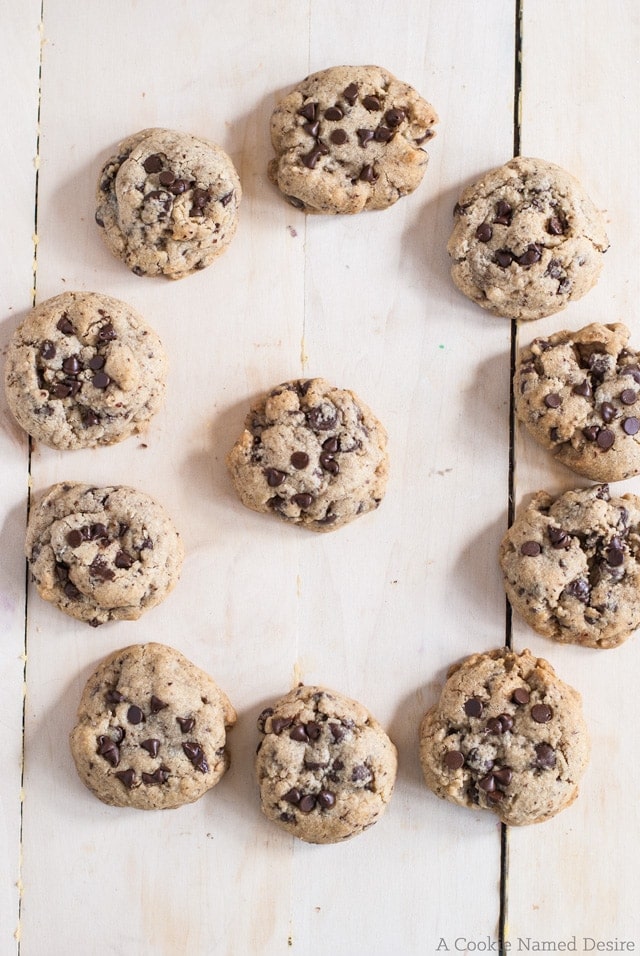 Brown Butter Hazelnut Chocolate Chip Cookies