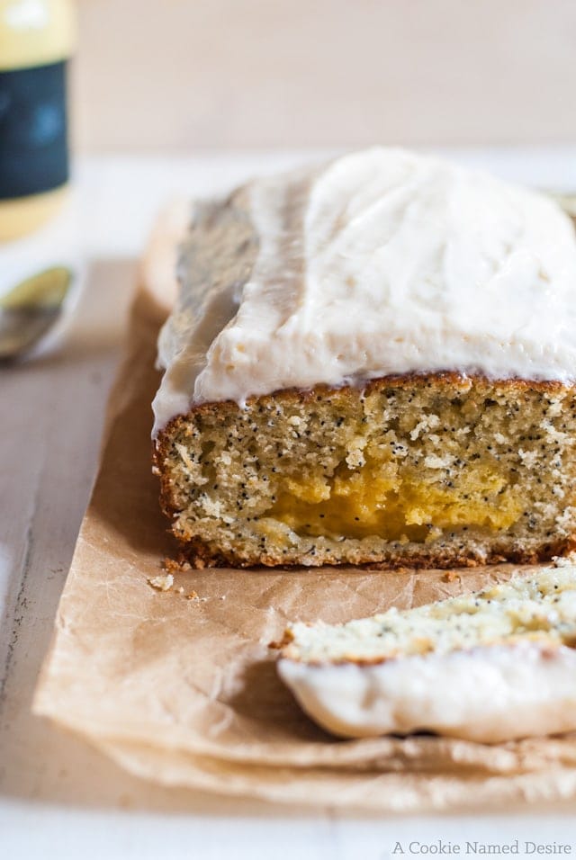 Citrus Poppy Seed Bread with Citrus Curd Swirl 