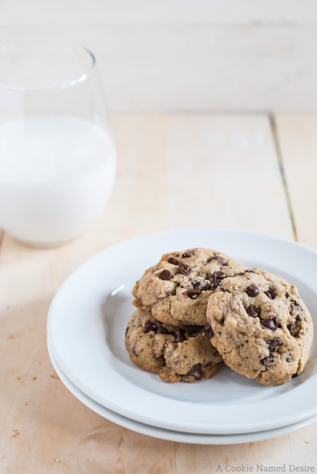 Brown Butter Hazelnut Chocolate Chip Cookies