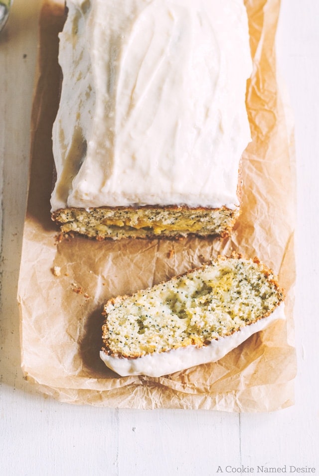Citrus Poppy Seed Bread with Citrus Curd Swirl 