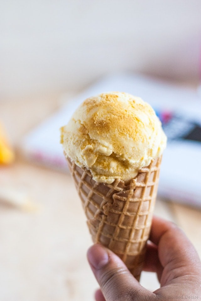 boozy orange creamsicle ice cream