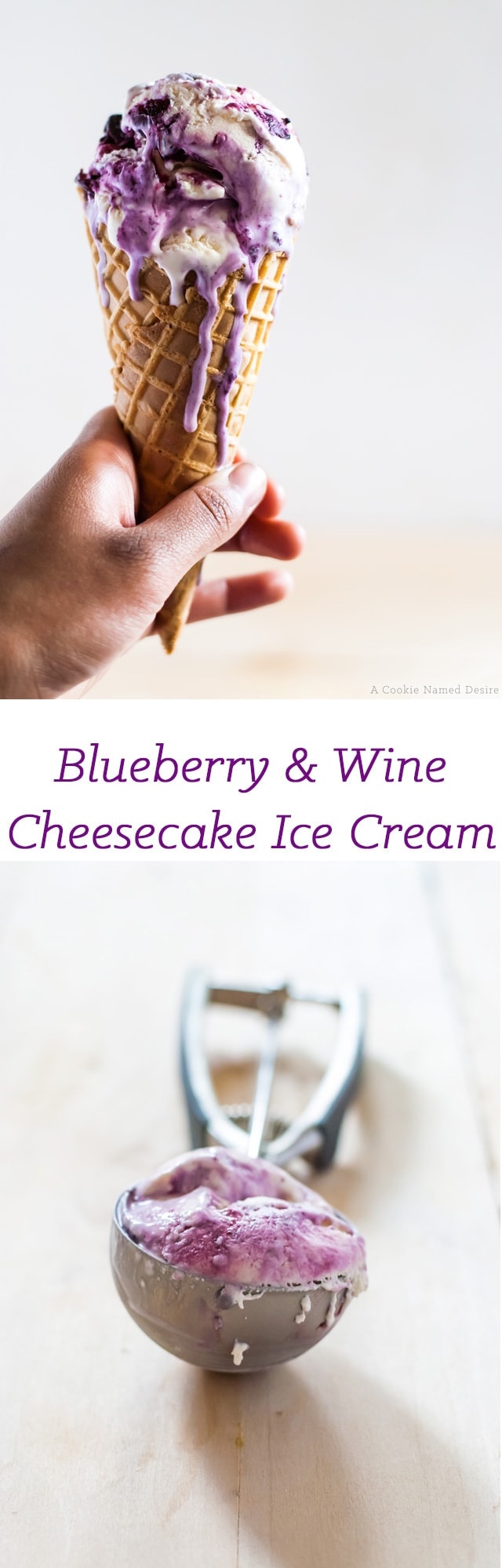 blueberry wine cheesecake ice cream