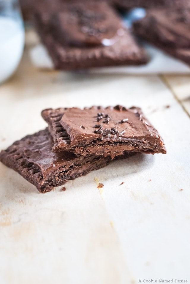 chocolate pop tart bites