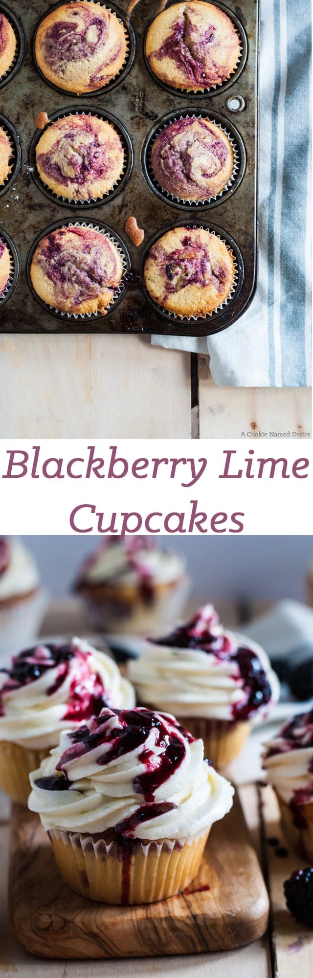 Blackberry Lime Cupcake Recipe 