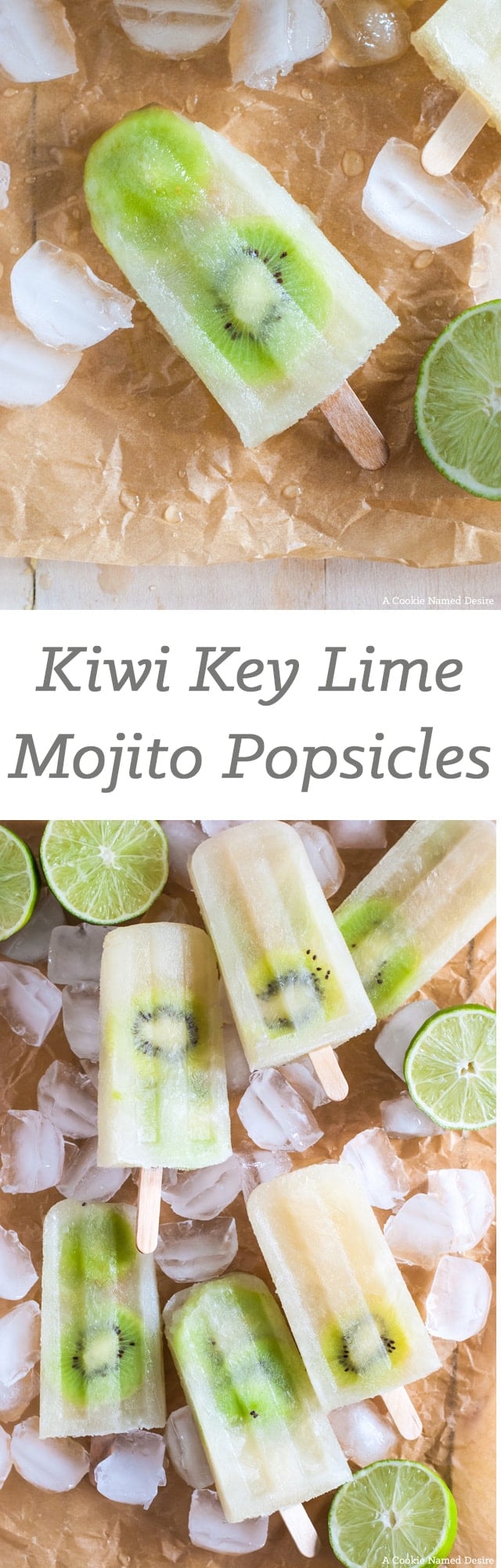 kiwi key lime mojito popsicles 