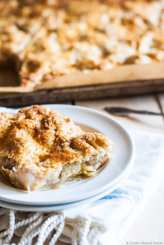 Peach Rhubarb Slab Pie Recipe - The Perfect Summer Dessert