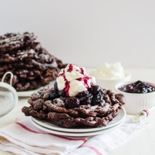 Black forest funnel cake if life