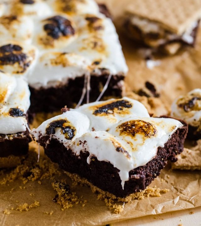 S'mores + brownies meet to make the best treat you've ever tried.
