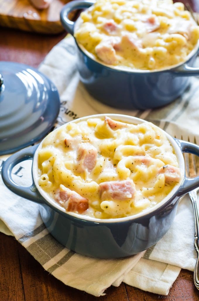 Macaroni And Cheese With Ham