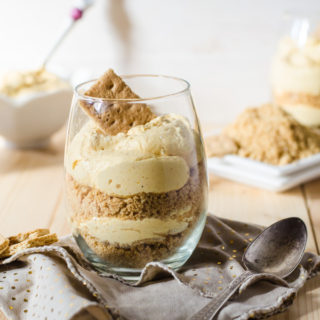 A simple and rich no bake pumpkin cheesecake parfait. Yeah, this will be the only thing I eat until Spring.