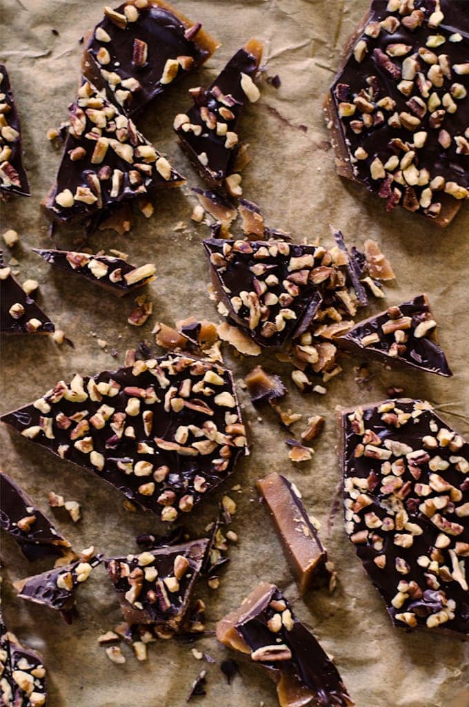 Pumpkin spice toffee makes the prefect candy gift for anyone with a sweet tooth! 