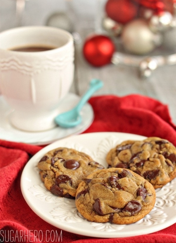 gingerbread chocolate chip cookies