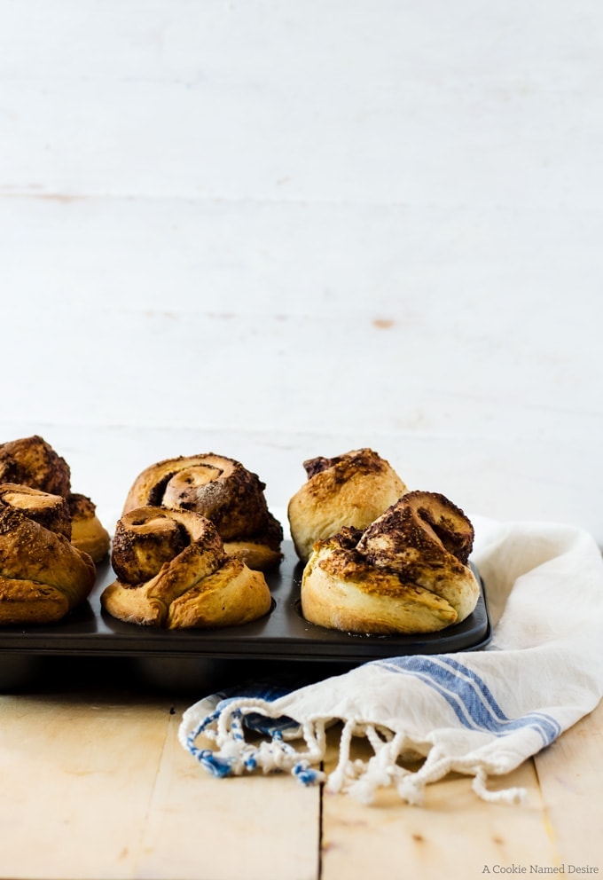 Melt in your mouth brioche rolls. These buttery rolls are packed with orange flavor and have a gooey chocolate orange filling. Why eat anything else for breakfast? 
