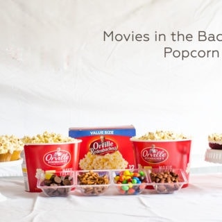 Popcorn snack bar with Orville Redenbacher's popcorn