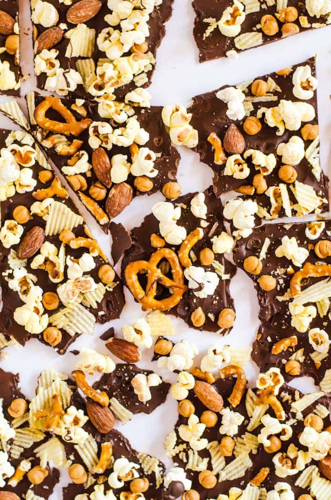 Munchy bark is the perfect movie time snack or when you and your friends get the munchies! 