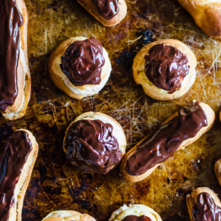 These chestnur cream eclairs are a delightfully flavorful treat to pair with coffee