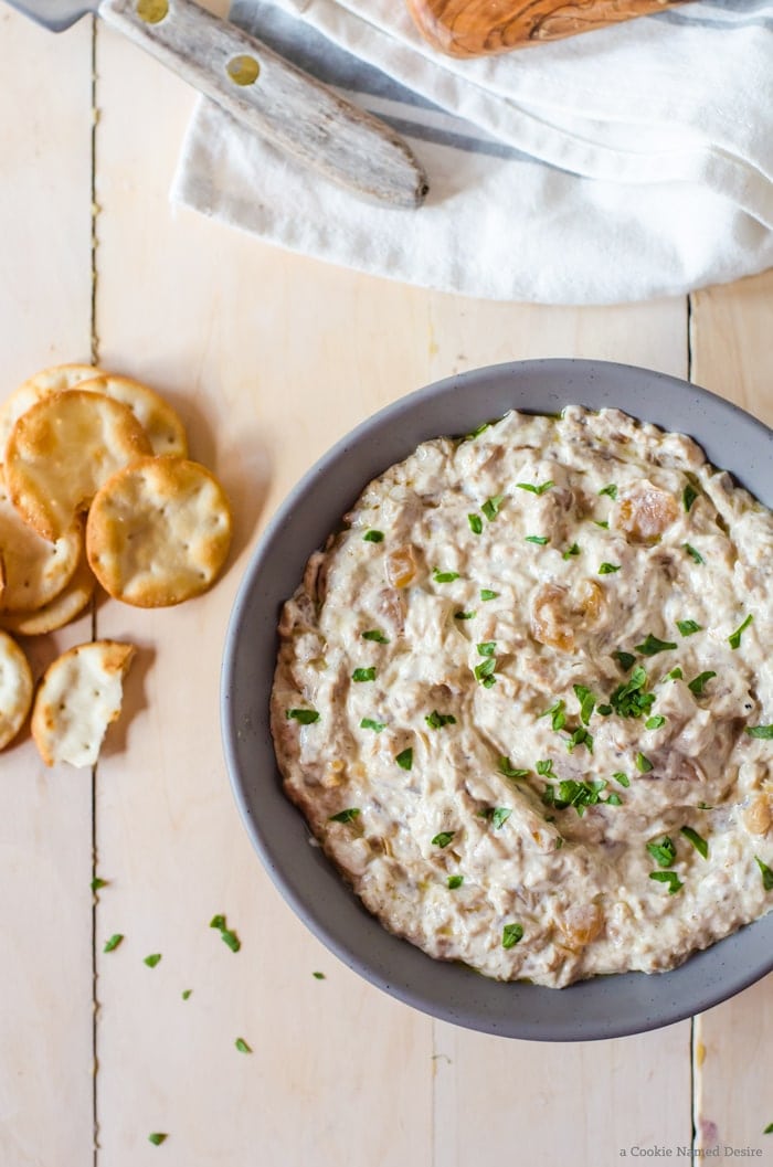 This easy caramelized onion dip recipe is a great dip to serve for those hungry guests at your next party.