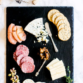 Learn how to build a romantic Valentine's Day cheeseboard, and a recipe for pear chutney