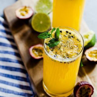 This passion fruit mojito is the perfect tropical summer drink for parties and weekend BBQs.