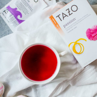 Sip Joyfully with Tazo teas anytime of day. Pair with a macaron to turn it into a special "me" moment.