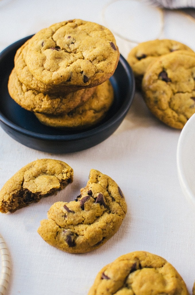 Pumpkin Butter Chocolate Chunk Cookies