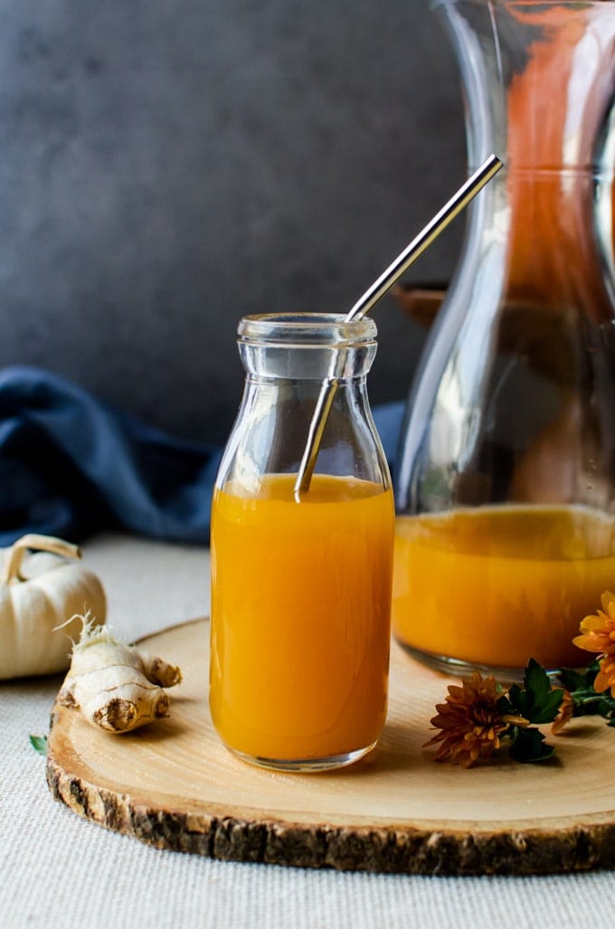 Pumpkin shrubs are the grown-up version of Harry Potter's pumpkin juice. Perfect on its own or in a cocktail