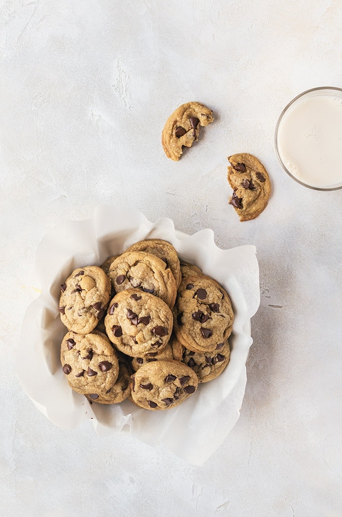 Who knew the secret to amazing chocolate chip cookies was more cookies? There isn't anything like these cookie butter cookies