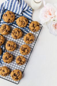 Refined sugar free healthy chocolate chip cookies. No one will ever even know these are better for you!