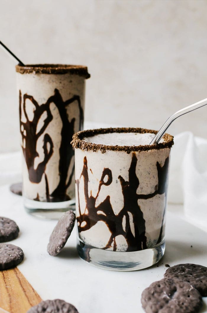 This thin mint milkshake will be the highlight of your week