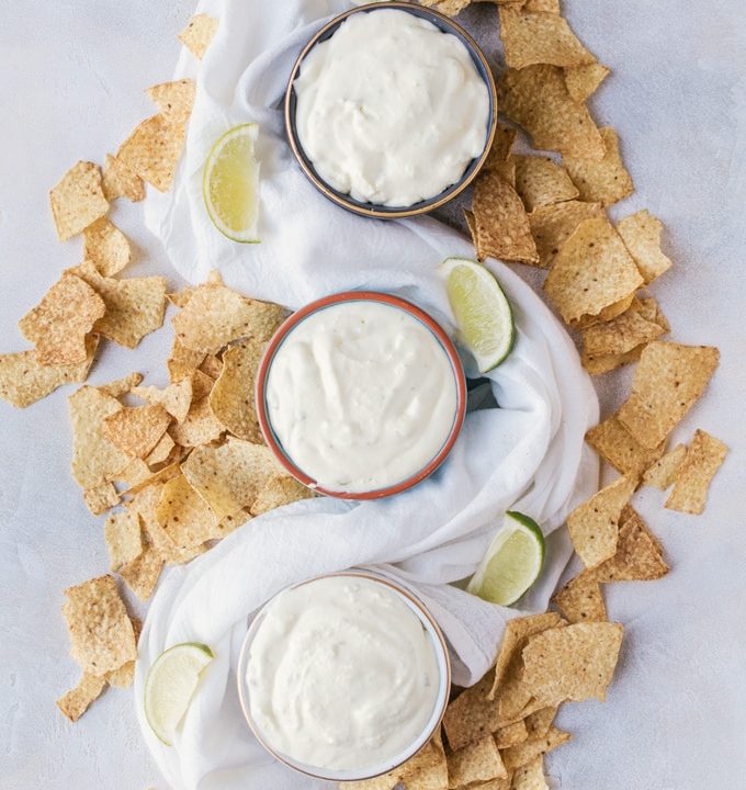 A light and creamy margarita dip that everyone will go nuts for during Cinco de Mayo