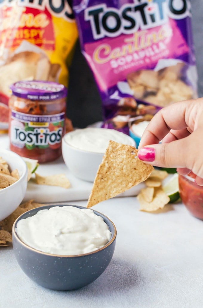 An incredible creamy margarita dip that everyone will love