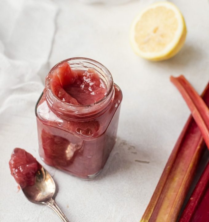 Enjoy the flavors of spring with a simple rhubarb jam that is perfect on everything
