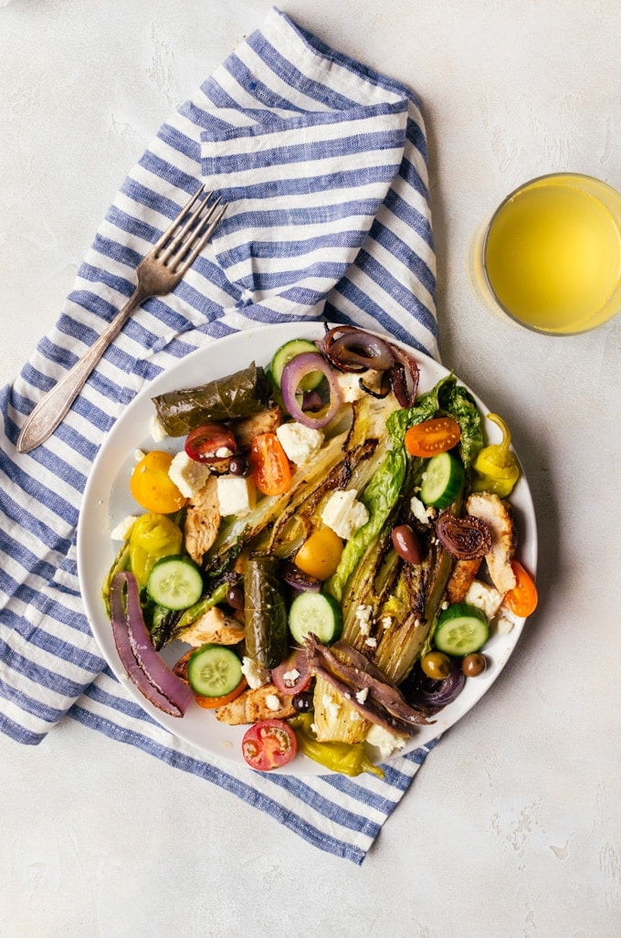 An incredible grilled Greek salad that will make your summers better. 
