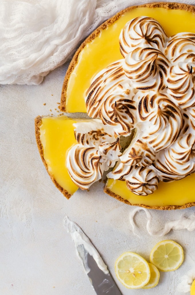 There is no resisting a slice of this dreamy lemon meringue cheesecake