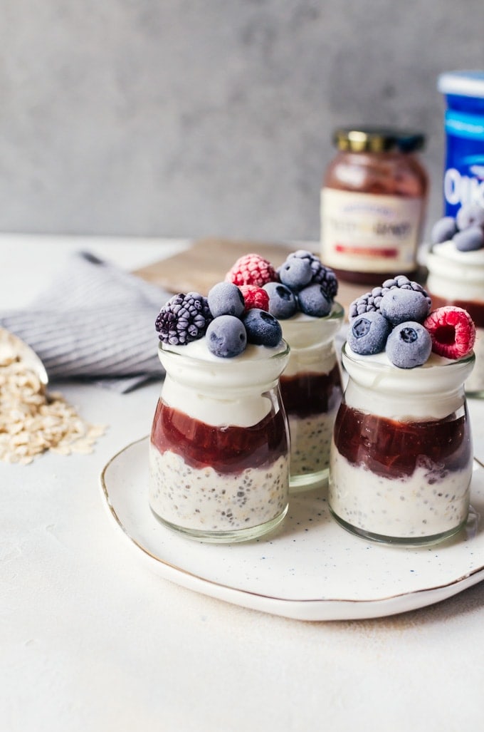 You will want these layered strawberry overnight oats every single morning this summer