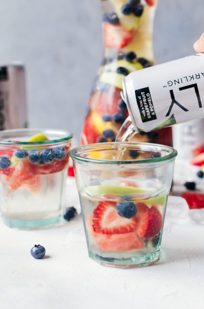 White wine sangria