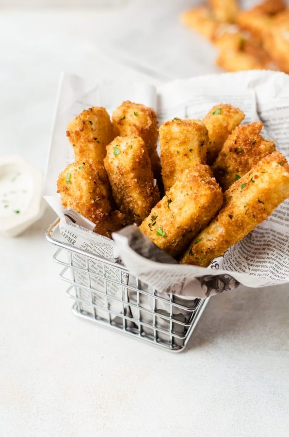 There isn't any better way to use up leftover mashed potatoes than these mashed potato fries